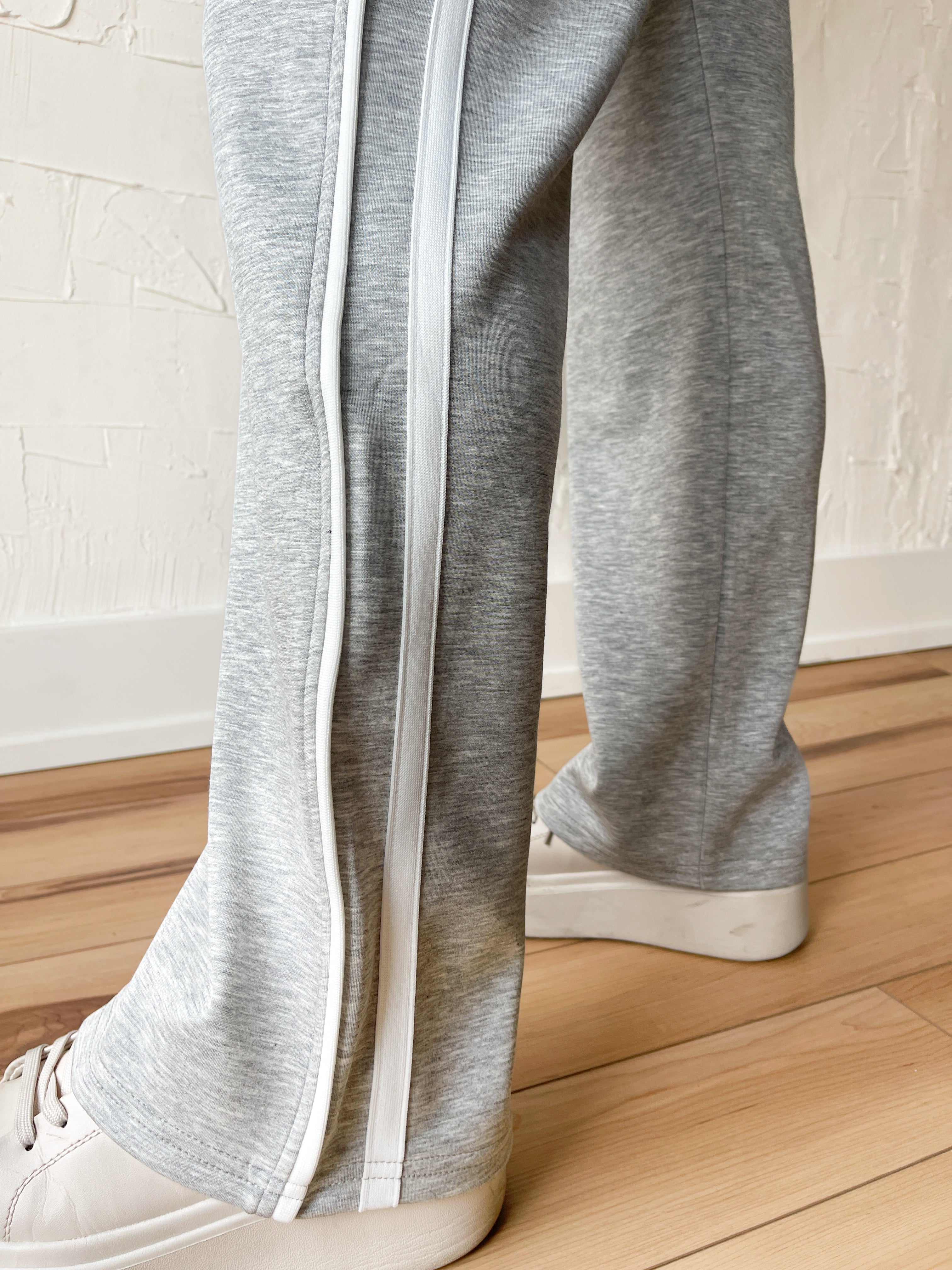 The Classic Stripe Pants- Grey - Ana Patricia Boutique