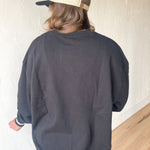 Vintage Star Pullover- Black - Ana Patricia Boutique