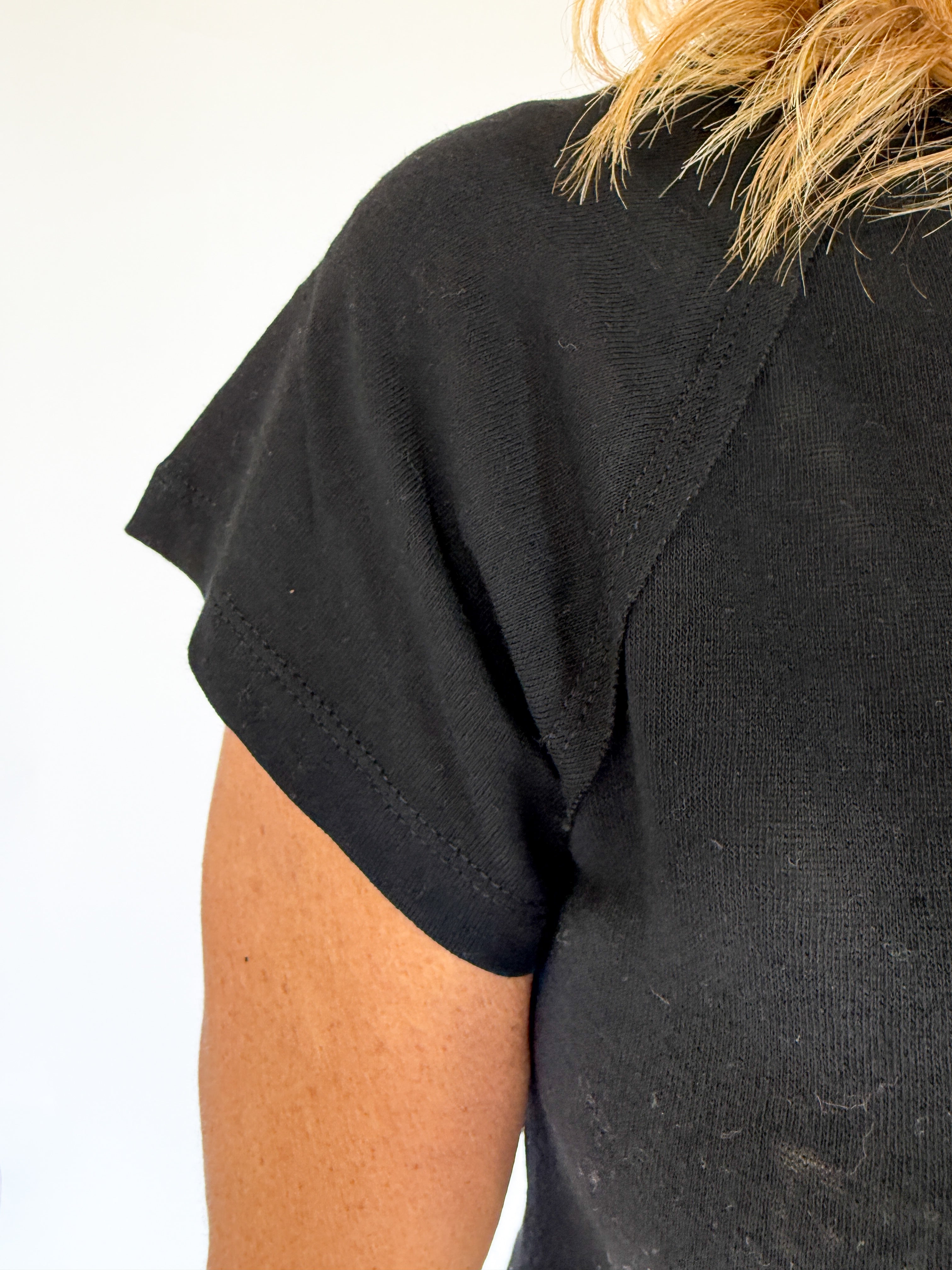 They Ivy Basic Tee- Black - Ana Patricia Boutique