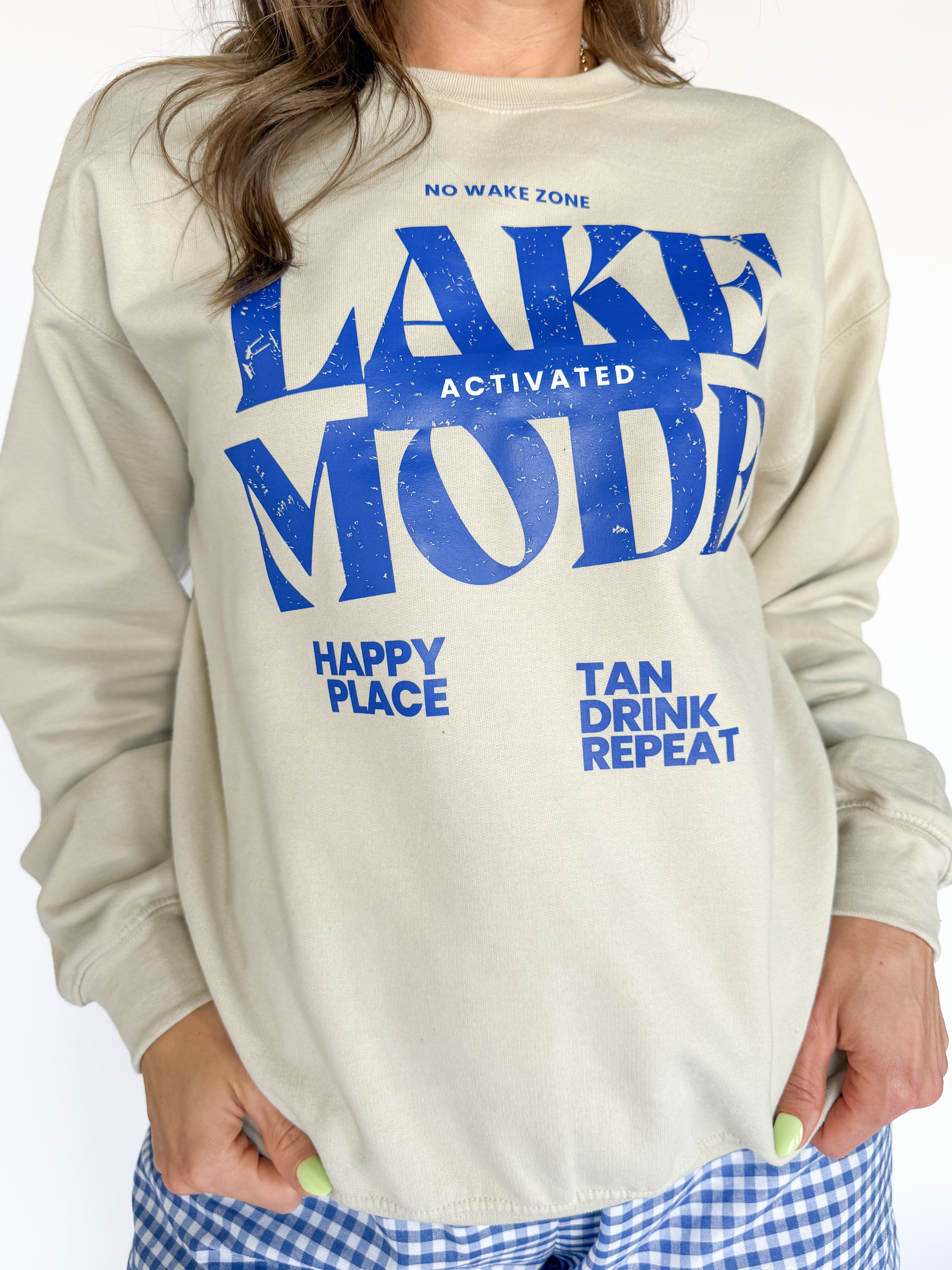 Lake Mode Activated Crewneck - Ana Patricia Boutique