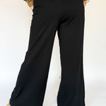 Everyday Wide Leg Pants- Black - Ana Patricia Boutique