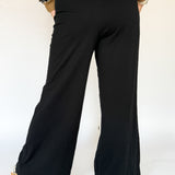 Everyday Wide Leg Pants- Black - Ana Patricia Boutique