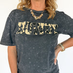 Howdy Graphic Tee- Black - Ana Patricia Boutique