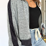Two Tone Jacquard Jacket-Black - Ana Patricia Boutique