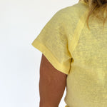 The Ivy Basic Tee- Yellow - Ana Patricia Boutique