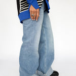 90's Cuff Hem Straight Jeans - Ana Patricia Boutique
