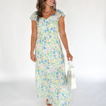 Floral Print Maxi Dress - Ana Patricia Boutique