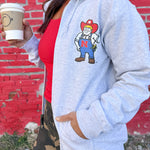 Huskers Memorial Stadium Zip Up - Ana Patricia Boutique