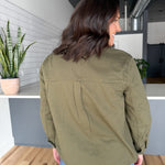 Twill Barn Jacket- Olive - Ana Patricia Boutique