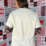 Nebraska Huskers Shot Off Tee- Off White - Ana Patricia Boutique