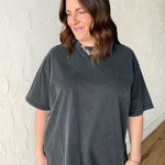 Oversized Basic Tee- Black - Ana Patricia Boutique