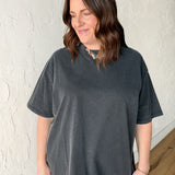 Oversized Basic Tee- Black - Ana Patricia Boutique