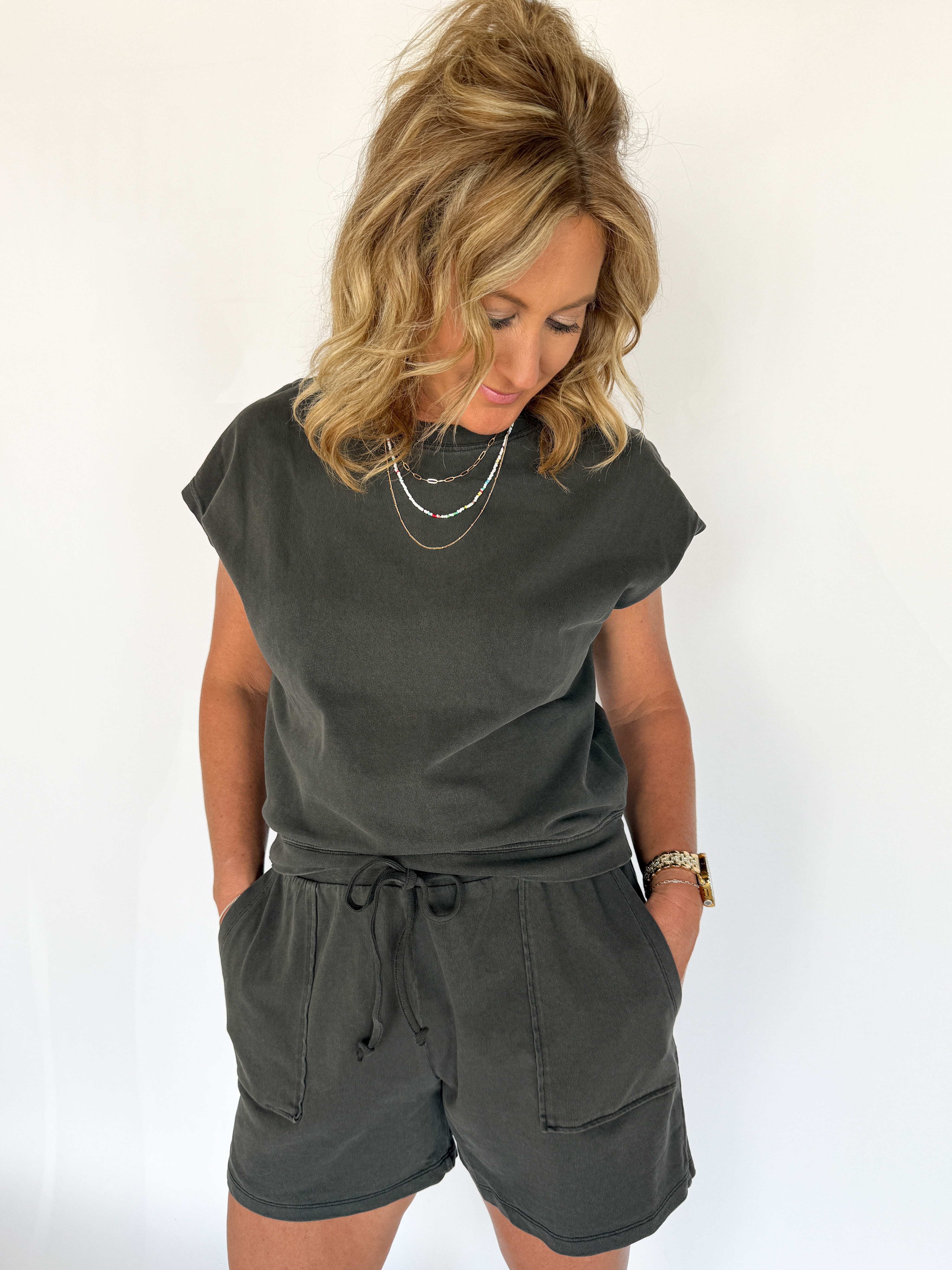Simple Times Matching Set- Black - Ana Patricia Boutique