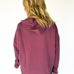 The Everyday Hoodie-Dark Plum - Ana Patricia Boutique