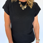 They Ivy Basic Tee- Black - Ana Patricia Boutique