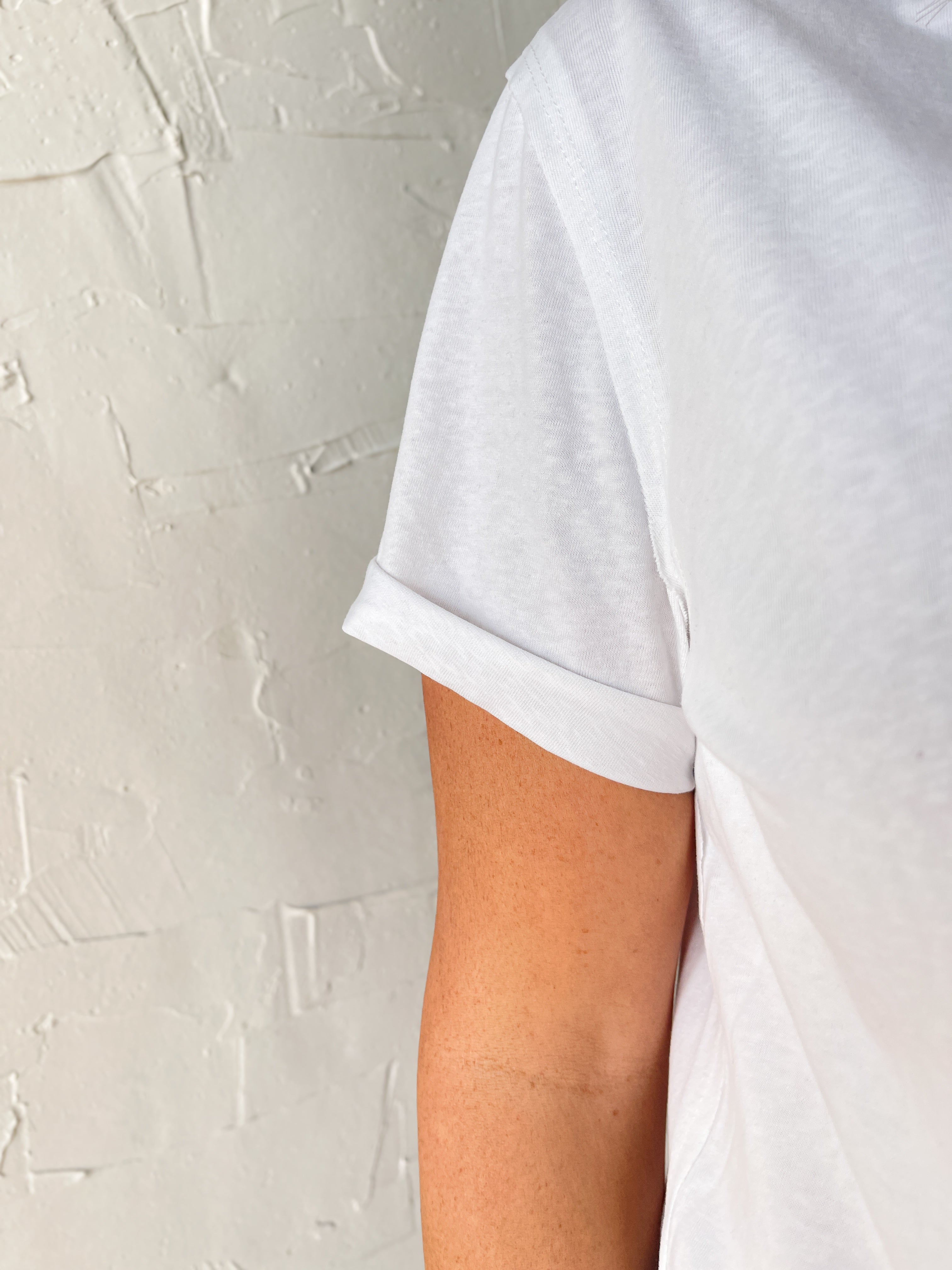 The Mali Basic Tee- White - Ana Patricia Boutique