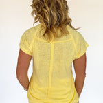 The Ivy Basic Tee- Yellow - Ana Patricia Boutique