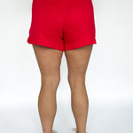 Tulip Athletic Shorts- Red - Ana Patricia Boutique