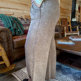 Wide Leg Sweatpants- Mocha