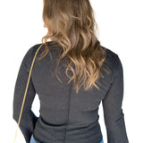 Raglan Long Sleeve Top- Black - Ana Patricia Boutique