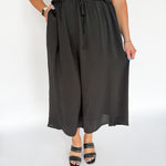 Flutter Sleeve Midi Dress- Black - Ana Patricia Boutique