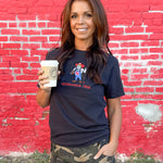 Herbie Embroidered Tee- Black - Ana Patricia Boutique