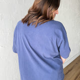 Oversized Basic Tee- Navy - Ana Patricia Boutique