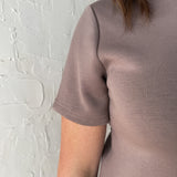 Scuba Maxi Dress- Mocha - Ana Patricia Boutique