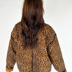 Quilted Puffer Jacket- Leopard - Ana Patricia Boutique
