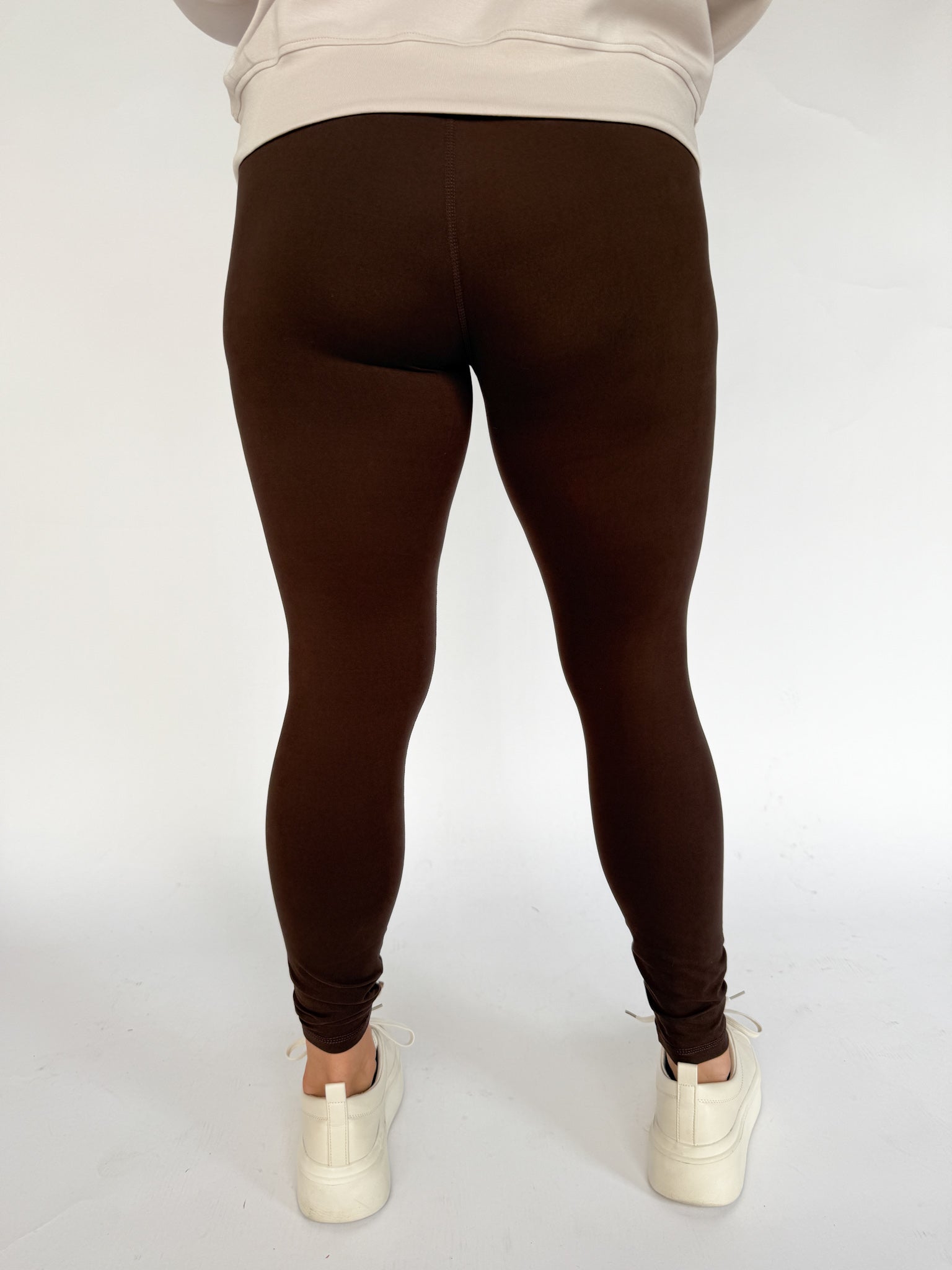 Full Length Leggings- Brown - Ana Patricia Boutique
