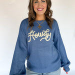 Howdy Sweater- Blue - Ana Patricia Boutique