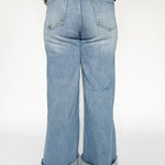 90's Cuff Hem Straight Jeans - Ana Patricia Boutique