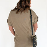 T-Shirt Mini Dress- Mocha - Ana Patricia Boutique