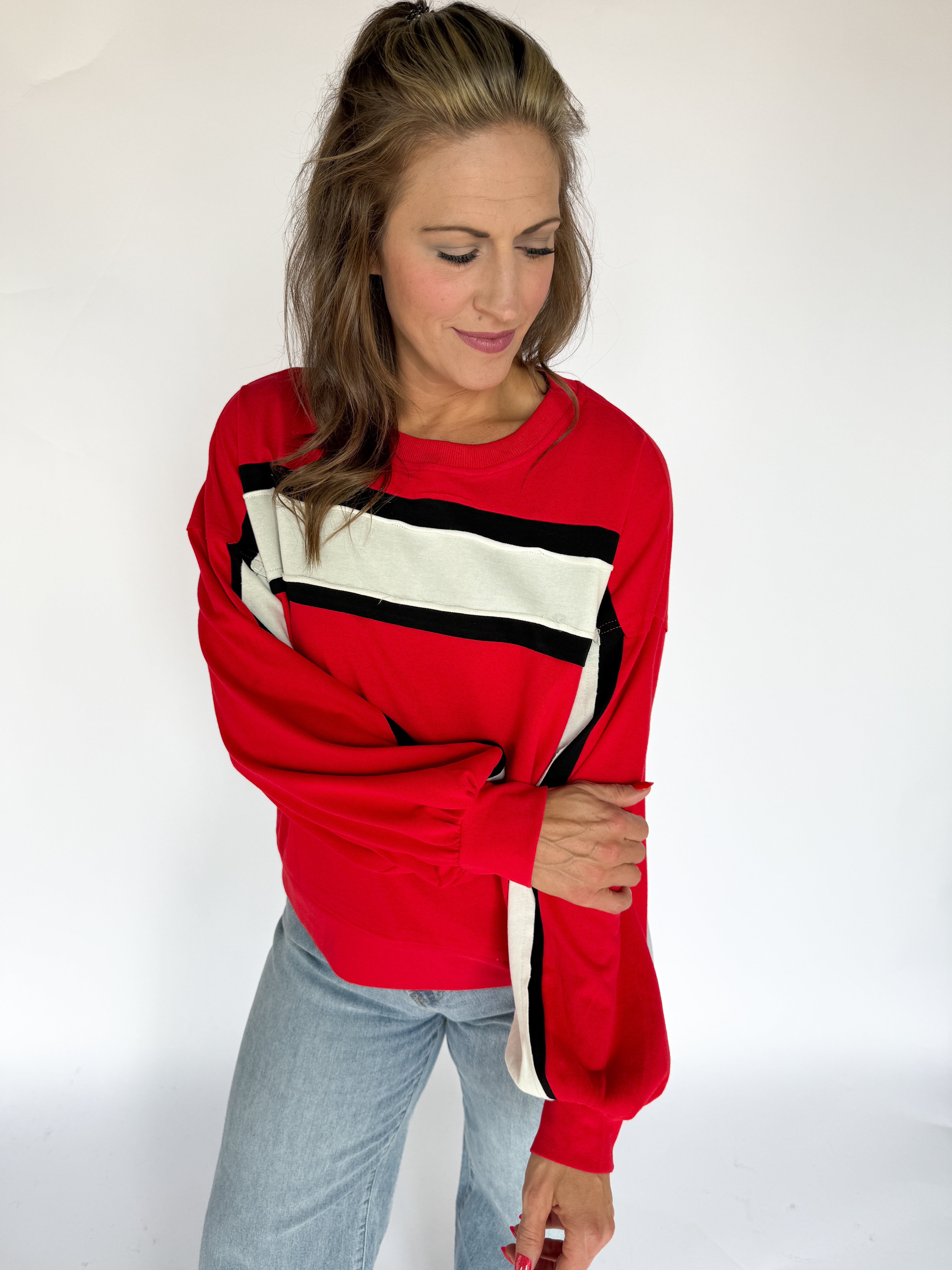 Game Day Terry Crewneck - Ana Patricia Boutique