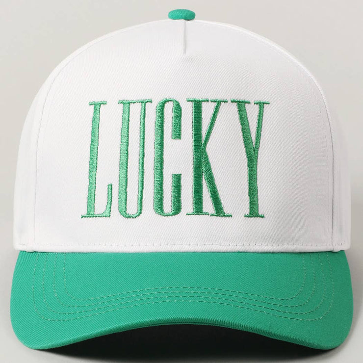 LUCKY Trucker Hat- Green