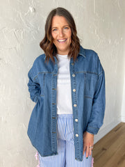 Denim Button Up Jacket