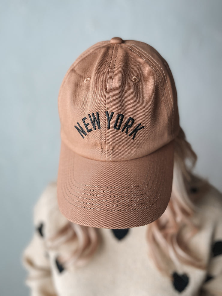New York Hat- Tan