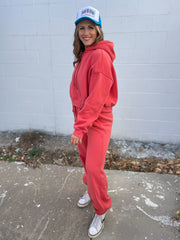 Simple Pullover- Coral