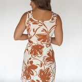 Square Neck Floral Dress - Ana Patricia Boutique