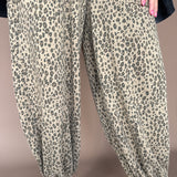 Leopard Terry Joggers