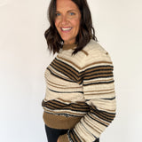 Neutral Stripe Sweater