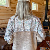 Camo Sherpa Pullover