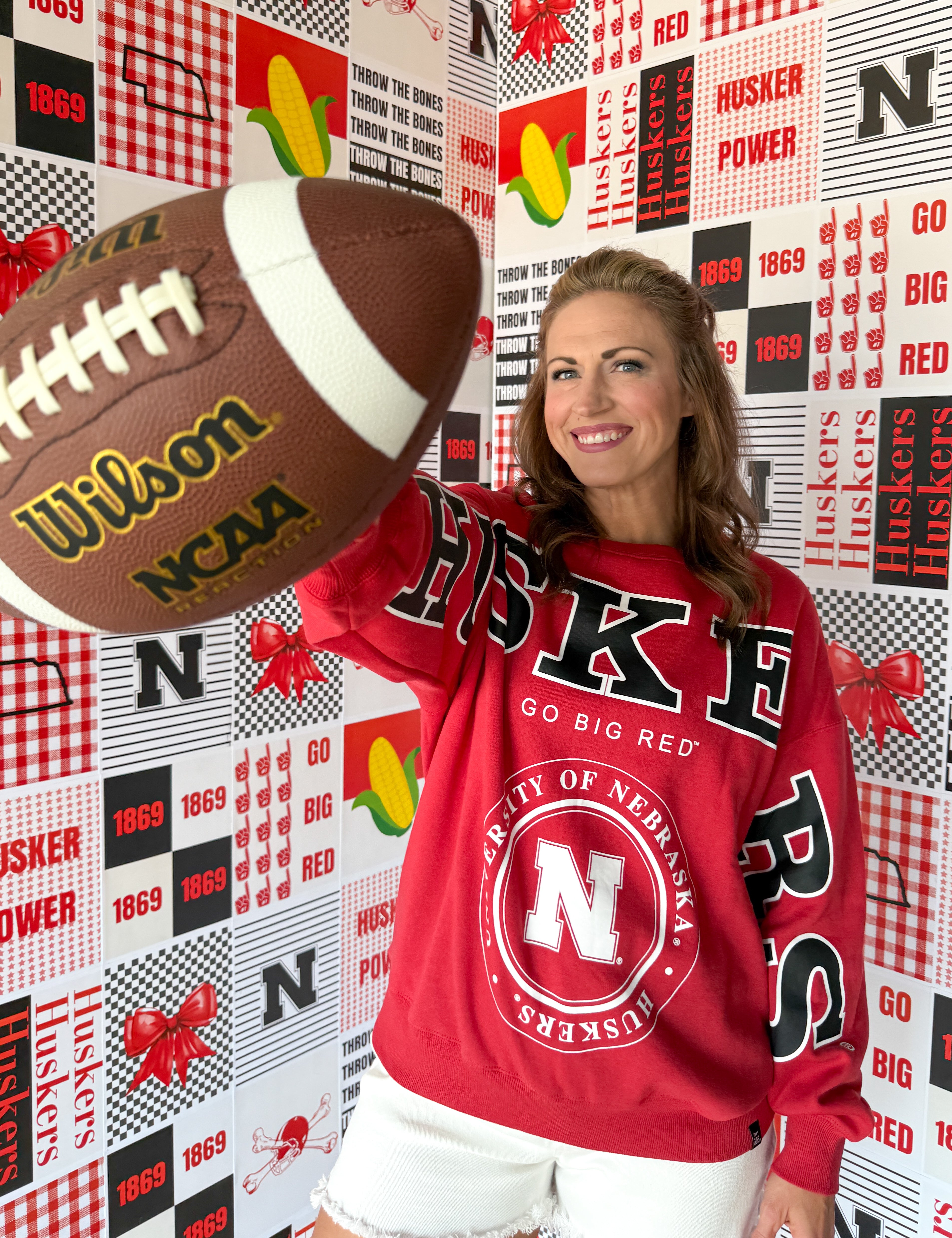 Nebraska Philly Split Crew - Ana Patricia Boutique