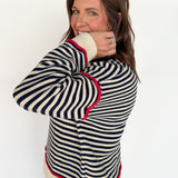 Navy Stripe Sweater