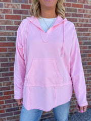 The Huddle Pullover- Pink