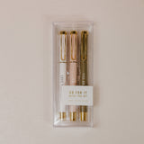 Go For It Metal Pen Set - Home Decor & Gifts - Ana Patricia Boutique