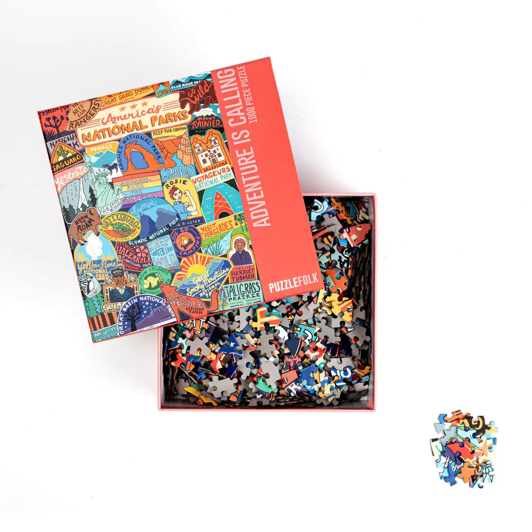 Adventure is Calling 1000 piece Nation Parks puzzle - Ana Patricia Boutique