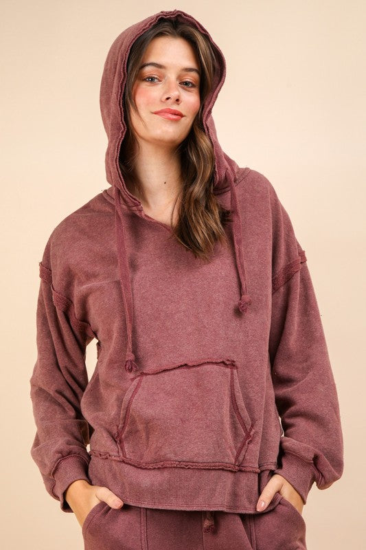 The Potts Pullover- Burgundy