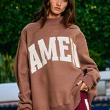 AMEN Reversible Mock Sweatshirt - Ana Patricia Boutique