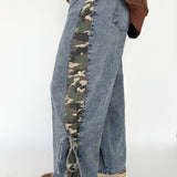 Camo Side Denim Jeans